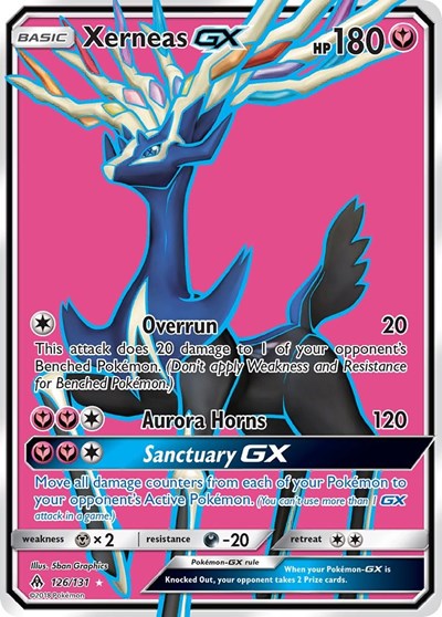 Xerneas GX (Full Art) 126 — Forbidden Light