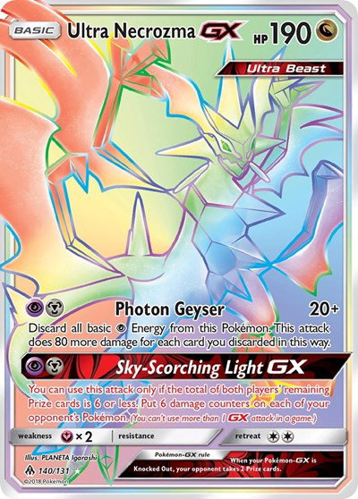 Ultra Necrozma GX (Secret) 140 — Forbidden Light