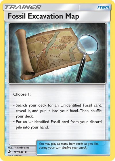 Fossil Excavation Map 107 — Forbidden Light