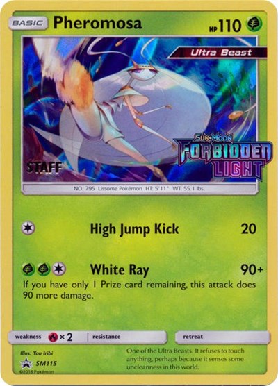 Pheromosa (Staff Prerelease) SM115 — Sun & Moon Promo