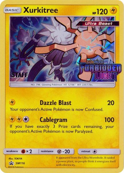 Xurkitree (Staff Prerelease) SM116 — Sun & Moon Promo