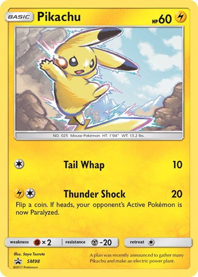 Pikachu SM98 — Sun & Moon Promo