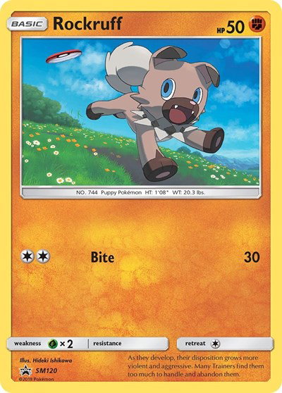 Rockruff SM120 — Sun & Moon Promo