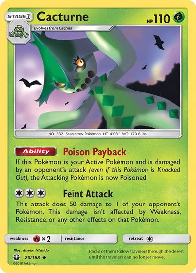 Cacturne 20 — Celestial Storm