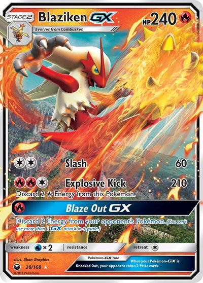 Blaziken GX 28 — Celestial Storm