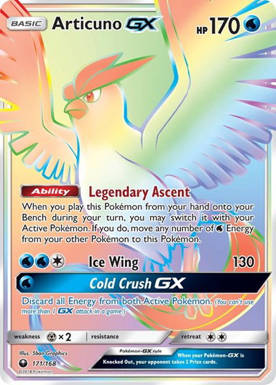 Articuno GX (Secret) 171 — Celestial Storm