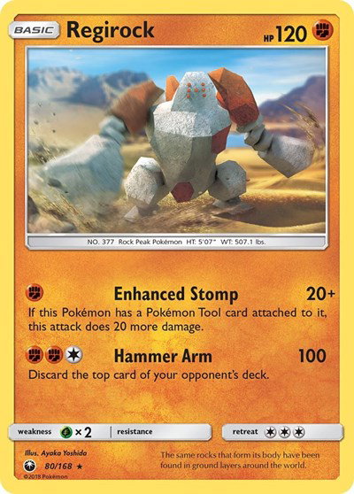 Regirock 80 — Celestial Storm
