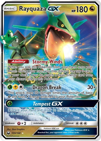 Rayquaza GX 109 — Celestial Storm