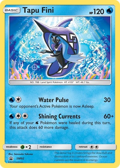 Tapu Fini SM92 — Sun & Moon Promo