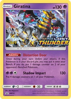 Giratina (Staff Prerelease) SM151 — Sun & Moon Promo