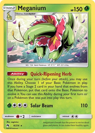 Meganium 8 — Lost Thunder
