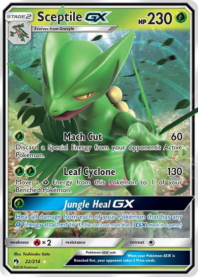 Sceptile GX 22 — Lost Thunder