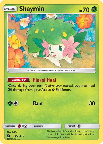 Shaymin 33 — Lost Thunder