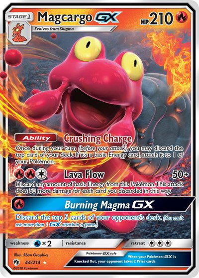 Magcargo GX 44 — Lost Thunder