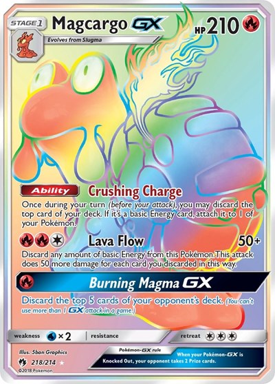 Magcargo GX (Secret) 218 — Lost Thunder