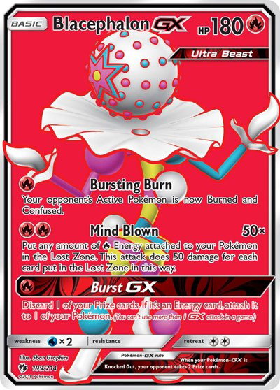 Blacephalon GX (Full Art) 199 — Lost Thunder