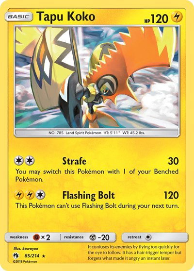 Tapu Koko 85 — Lost Thunder