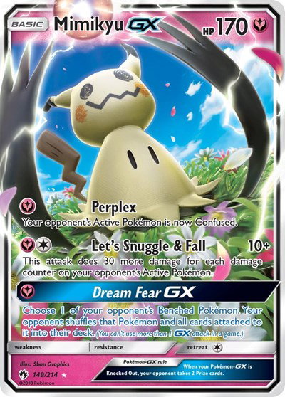 Mimikyu GX 149 — Lost Thunder