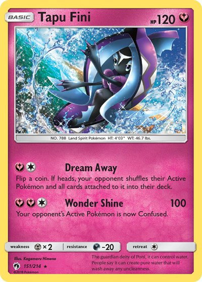 Tapu Fini 151 — Lost Thunder