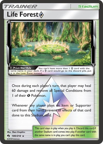Life Forest Prism Star 180 — Lost Thunder