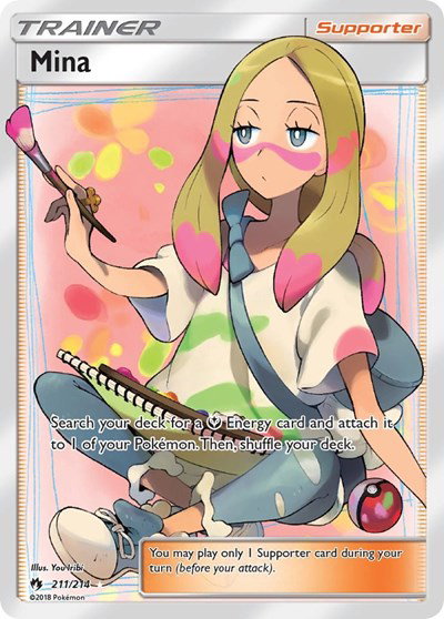 Mina (Full Art) 211 — Lost Thunder