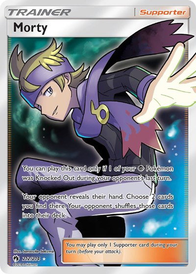 Morty (Full Art) 212 — Lost Thunder