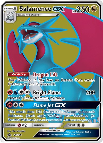 Salamence GX SM139 — Sun & Moon Promo