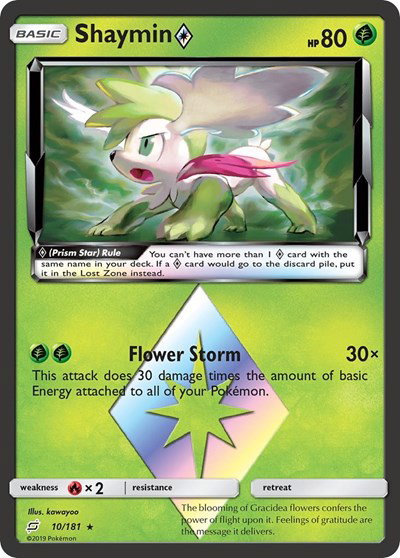 Shaymin Prism Star 10 — Team Up