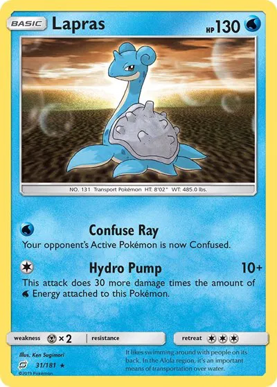 Lapras - 31 - Team Up Pokemon - Collectr Lapras - 31 - Team Up Pokemon - Collectr
