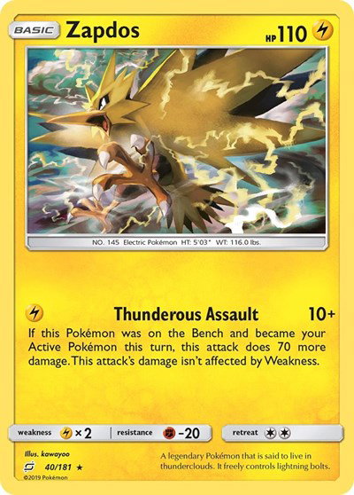 Zapdos 40 — Team Up