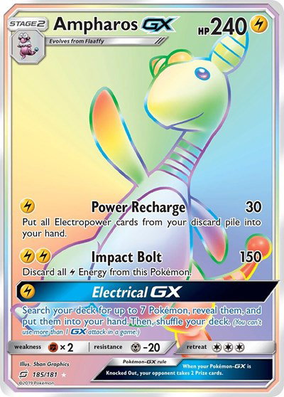 Ampharos GX (Secret) 185 — Team Up