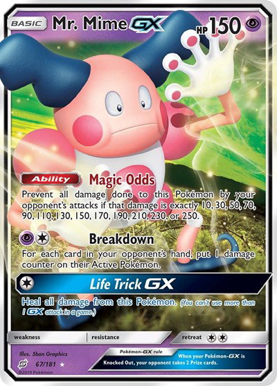 Mr. Mime GX 67 — Team Up