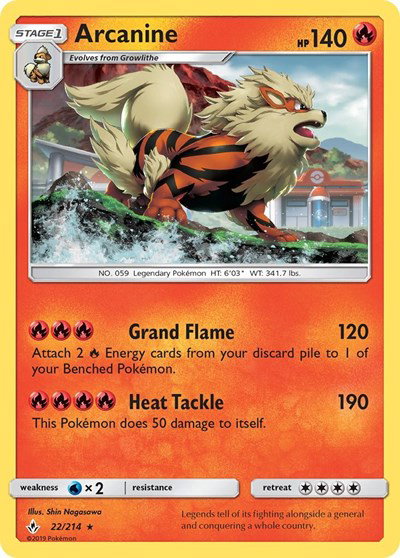 Arcanine 22 — Unbroken Bonds