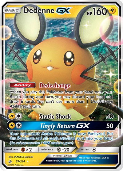 Dedenne GX 57 — Unbroken Bonds