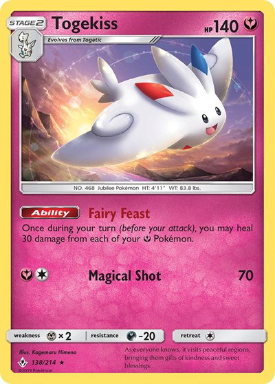 Togekiss 138 — Unbroken Bonds