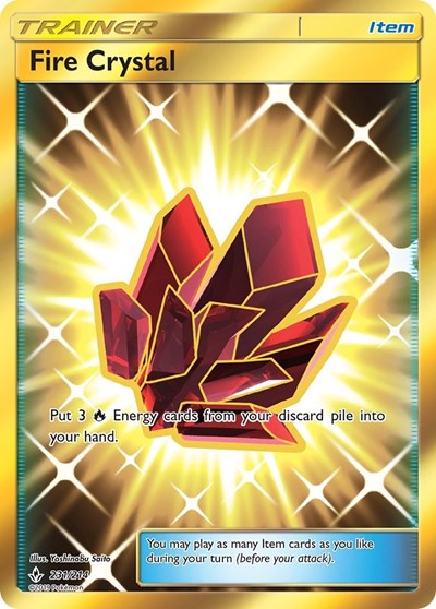Fire Crystal (Secret) - 231 - Unbroken Bonds Pokemon - Collectr