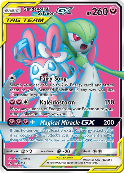 sylveon gx pokemon card value Gardevoir & Cards Price Guide Fairy Originally released May 5 2017 Pokemon Sun & Moon