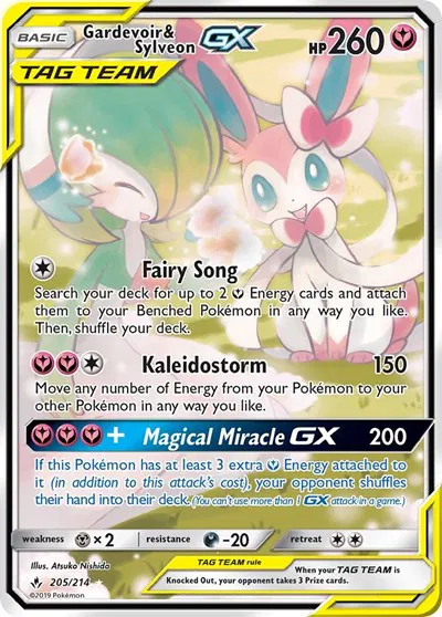 Gardevoir & Sylveon GX (205) (Full Art)