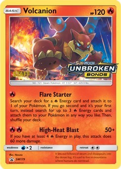 Volcanion (Staff Prerelease) SM179 — Sun & Moon Promo