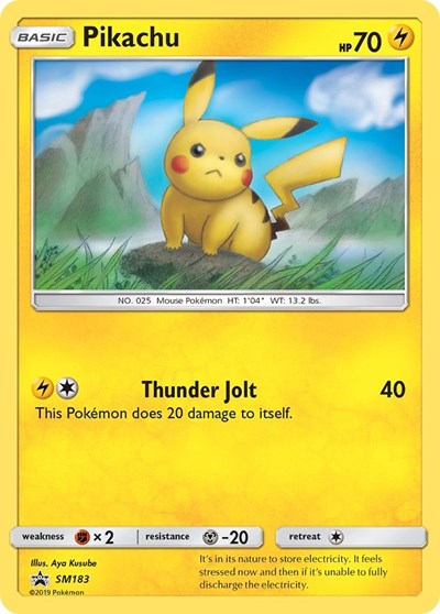 Pikachu SM183 — Sun & Moon Promo