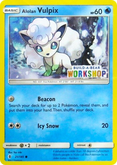 Alolan Vulpix (Build-A-Bear Workshop Exclusive) 