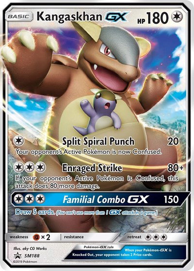 Kangaskhan GX SM188 — Sun & Moon Promo
