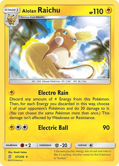 Alolan Raichu 57/236 — Unified Minds