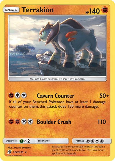 Terrakion 122/236 — Unified Minds