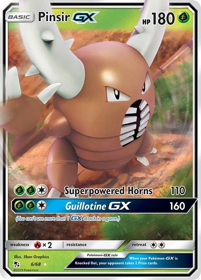 Pinsir GX 6/68 — Hidden Fates
