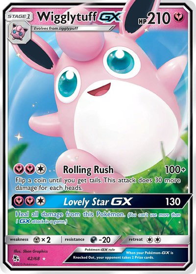 Wigglytuff GX 42/68 — Hidden Fates