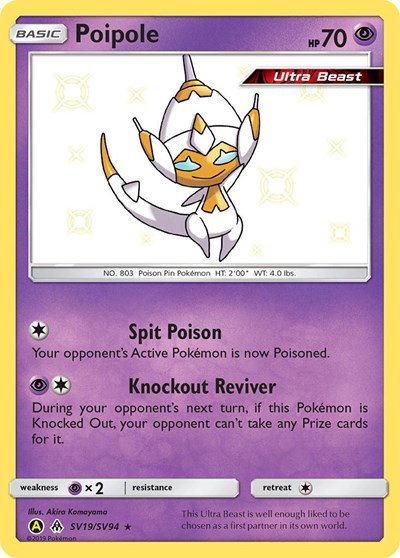 Poipole SV19/SV94 — Hidden Fates: Shiny Vault