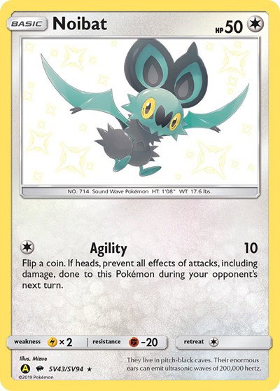 Noibat SV43/SV94 — Hidden Fates: Shiny Vault