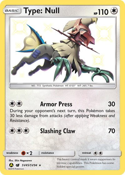 Type: Null SV45/SV94 — Hidden Fates: Shiny Vault