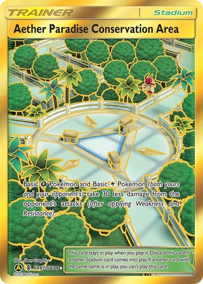 Aether Paradise Conservation Area SV87/SV94 — Hidden Fates: Shiny Vault
